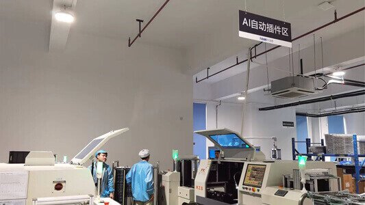 AI Automated Plug-in Assembly Line for LED Drivers - Precision Manufacturing at Our Factory