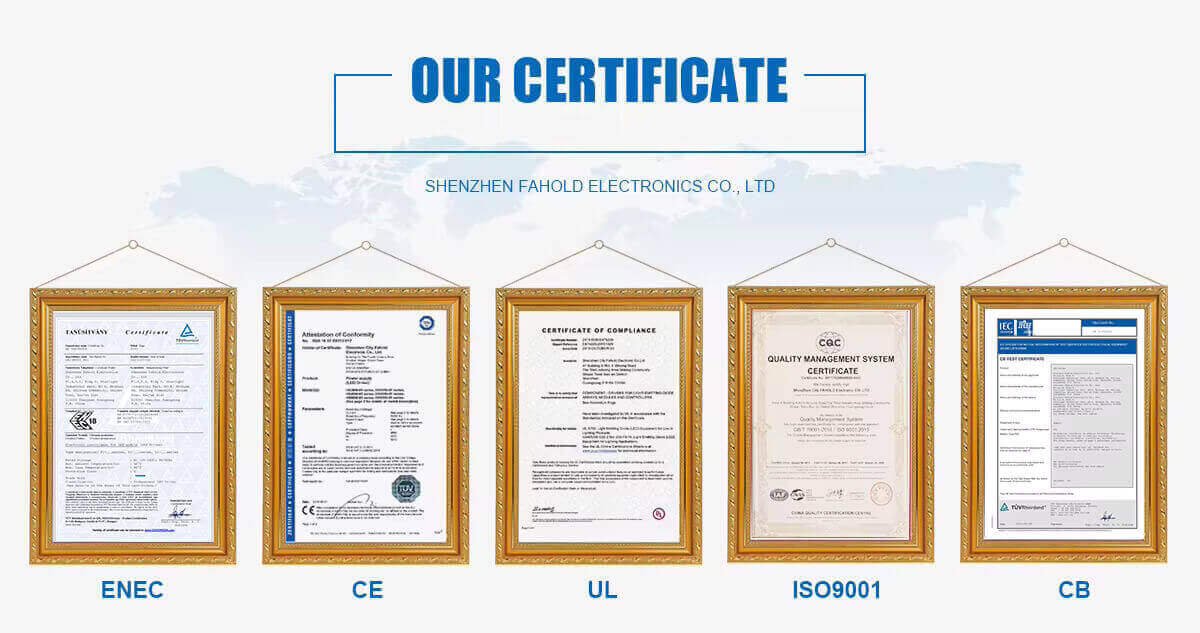 Our Certifications – UL, CE, CB, ISO9001 & More for Constant Voltage LED Drivers & High Power LED Power Supplies